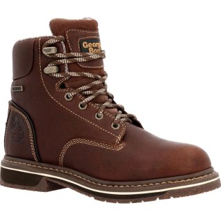 Georgia Boots | Women's AMP LT Edge Waterproof Work-Brown