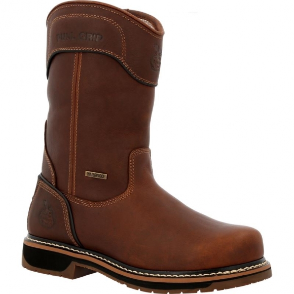 Georgia Boots | Men's AMP LT Edge Waterproof Pull On Work-Brown