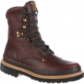 Georgia Boots | Men's Giant Steel Toe Works-Soggy Brown