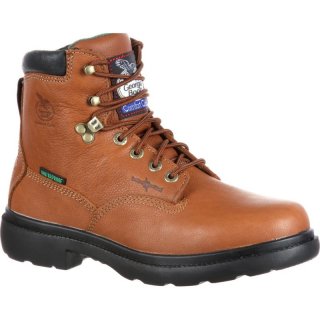 Georgia Boots | Men's Farm and Ranch Waterproofs-Briar Brown