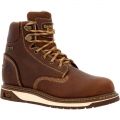 Georgia Boots | Women's AMP LT Wedge Work-Brown