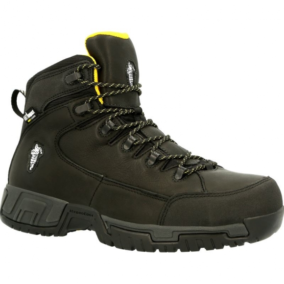 Georgia Boots | Men's MICHELIN HydroEdge Internal Metatarsal Alloy Toe Waterproof Hiker-Black