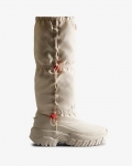 Hunter | Women's Wanderer Insulated Tall Slouch Snow Boots-White Willow | New Outlet