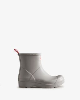 Hunter | Men's Play Short Rain Boots-Zinc Grey | New Outlet