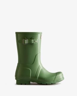 Hunter | Men's Original Short Rain Boots-Fell Green | New Outlet