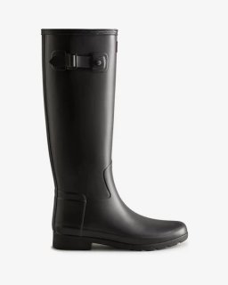 Hunter | Women's Refined Slim Fit Rain Boots-Black | New Outlet