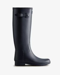 Hunter | Women's Refined Slim Fit Tall Rain Boots-Navy | New Outlet