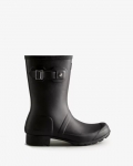 Hunter | Women's Tour Foldable Short Rain Boots-Black | New Outlet