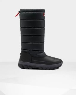 Hunter | Women's Insulated Tall Snow Boots-Black | New Outlet