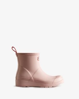 Hunter | Women's Play Short Rain Boots-Azalea Pink | New Outlet