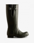 Hunter | Men's Tall Side Adjustable Rain Boots-Dark Olive | New Outlet