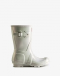 Hunter | Women's Nebula Short Rain Boots-Silver | New Outlet