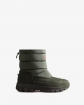 Hunter | Men's Insulated Short Snow Boots-Arctic Moss Green | New Outlet