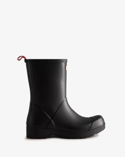 Hunter | Men's Play Mid-Height Rain Boots-Black | New Outlet