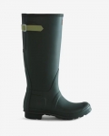 Hunter | Women's Tall Back Adjustable Rain Boots-Maa Green/Wild Green | New Outlet