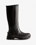 Hunter | Women's Balmoral Field Hybrid Tall Rain Boots-Black | New Outlet