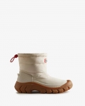 Hunter | Women's Intrepid Insulated Short Snow Boots-White Willow/Gum | New Outlet