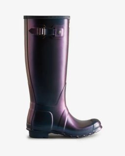 Hunter | Women's Nebula Tall Rain Boots-Stornoway Blue | New Outlet