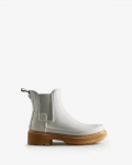 Hunter | Women's Refined Stitch Detail Chelsea Boots-Spurrey White | New Outlet