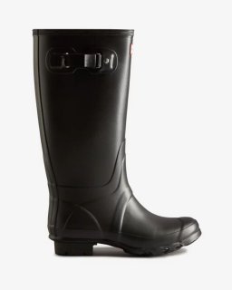 Hunter | Women's Huntress Wide Leg Rain Boots-Black | New Outlet