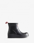 Hunter | Women's Play Short Pearlized Rain Boots-Black | New Outlet