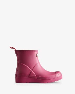 Hunter | Women's Play Short Rain Boots-Prismatic Pink | New Outlet