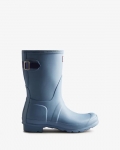 Hunter | Women's Short Back Adjustable Rain Boots-Bouvet Blue/Balder Blue | New Outlet