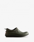 Hunter | Men's Insulated Vegan Shearling Shoe-Dark Olive | New Outlet