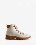 Hunter | Men's Canvas Desert Commando Boots-Natural | New Outlet