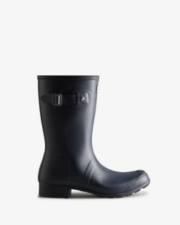 Hunter | Women's Tour Foldable Short Rain Boots-Navy | New Outlet