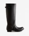 Hunter | Women's Tall Back Adjustable Rain Boots-Black | New Outlet