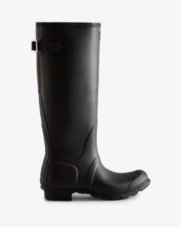 Hunter | Women's Tall Back Adjustable Rain Boots-Black | New Outlet