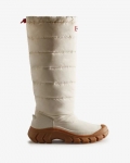 Hunter | Women's Intrepid Insulated Tall Snow Boots-White Willow/Gum | New Outlet