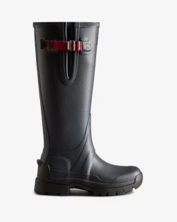 Hunter | Women's Balmoral Adjustable 3mm Neoprene Rain Boots-Navy/ Peppercorn | New Outlet