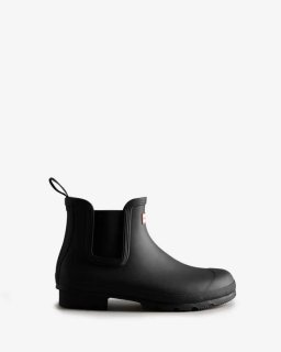 Hunter | Men's Insulated Chelsea Boots-Black | New Outlet