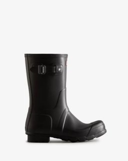 Hunter | Men's Original Short Rain Boots-Black | New Outlet