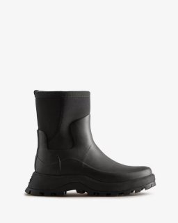 Hunter | Women's City Explorer Short Neoprene Boots-Black | New Outlet