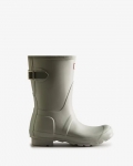 Hunter | Women's Short Back Adjustable Rain Boots-Ice Grey/Urban Grey | New Outlet