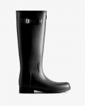 Hunter | Women's Refined Tall Rain Boots-Black | New Outlet