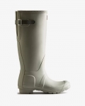 Hunter | Women's Tall Back Adjustable Rain Boots-Ice Grey/Urban Grey | New Outlet