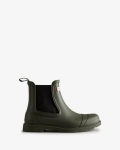 Hunter | Men's Commando Chelsea Boots-Dark Olive | New Outlet