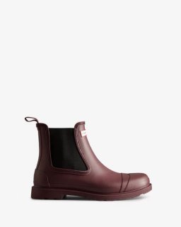 Hunter | Men's Commando Chelsea Boots-Ruskea Brown | New Outlet