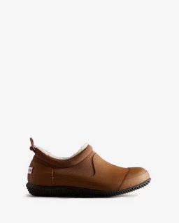 Hunter | Women's Insulated Vegan Shearling Shoe-Thicket Brown | New Outlet