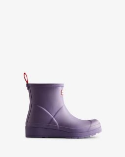 Hunter | Women's Play Short Rain Boots-Iridescent Purple | New Outlet