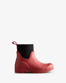 Hunter | Women's Play Short Neoprene Rain Boots-Glenmore Rose | New Outlet