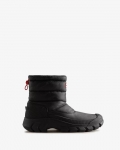 Hunter | Men's Intrepid Insulated Short Snow Boots-Black | New Outlet