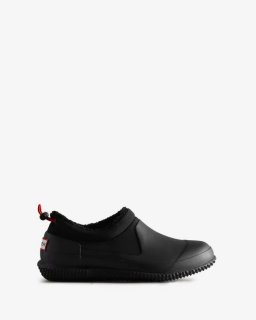 Hunter | Women's Insulated Vegan Shearling Shoe-Black | New Outlet