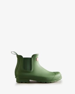 Hunter | Men's Original Chelsea Boots-Fell Green | New Outlet