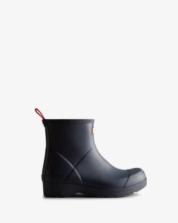 Hunter | Men's Play Short Rain Boots-Valtameri Blue | New Outlet