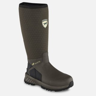 IRISH SETTER | MUDTREK-UNISEX 17-INCH WATERPROOF RUBBER FULL FIT PULL-ON BOOT | STYLISH OUTLET